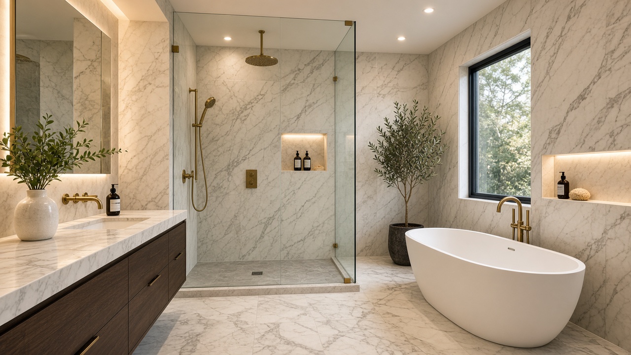 Renovated bathroom